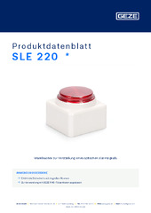 SLE 220  * Produktdatenblatt DE