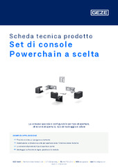 Set di console Powerchain a scelta Scheda tecnica prodotto IT