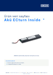 Akü ECturn Inside  * Ürün veri sayfası TR