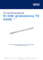 R-ISM-glideskinne TS 5000  * Produktdatablad DA