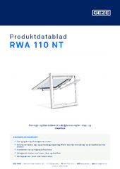 RWA 110 NT Produktdatablad DA