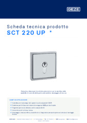 SCT 220 UP  * Scheda tecnica prodotto IT
