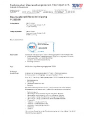 Baumusterprüfbescheinigung DE (790813)