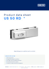 US 50 RD  * Product data sheet EN