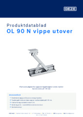 OL 90 N vippe utover Produktdatablad NB