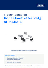 Konsolsæt efter valg Slimchain Produktdatablad DA