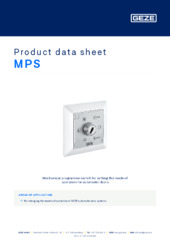 MPS Product data sheet EN