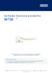 WTM  * Scheda tecnica prodotto IT