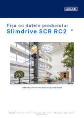 Slimdrive SCR RC2  * Fișa cu datele produsului RO