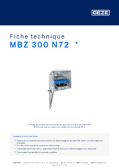 MBZ 300 N72  * Fiche technique FR