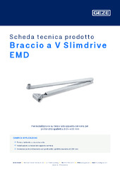 Braccio a V Slimdrive EMD Scheda tecnica prodotto IT