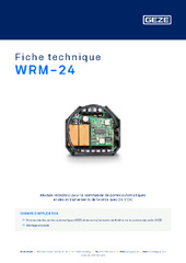 WRM-24 Fiche technique FR