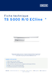 TS 5000 R/0 ECline  * Fiche technique FR