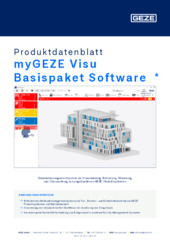 myGEZE Visu Basispaket Software  * Produktdatenblatt DE
