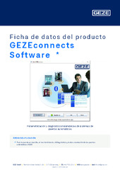 GEZEconnects Software  * Ficha de datos del producto ES