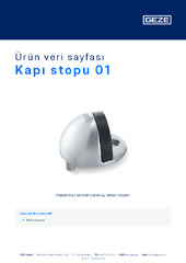 Kapı stopu 01 Ürün veri sayfası TR