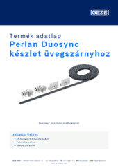 Perlan Duosync készlet üvegszárnyhoz Termék adatlap HU