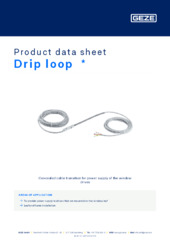 Drip loop  * Product data sheet EN