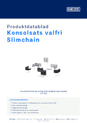 Konsolsats valfri Slimchain Produktdatablad SV