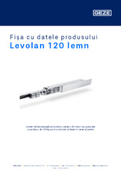 Levolan 120 lemn Fișa cu datele produsului RO