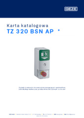 TZ 320 BSN AP  * Karta katalogowa PL