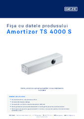 Amortizor TS 4000 S Fișa cu datele produsului RO