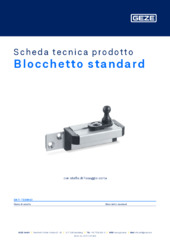 Blocchetto standard Scheda tecnica prodotto IT