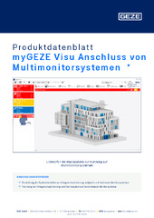 myGEZE Visu Anschluss von Multimonitorsystemen  * Produktdatenblatt DE