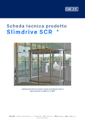 Slimdrive SCR  * Scheda tecnica prodotto IT