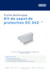 Kit de capot de protection GC 342  * Fiche technique FR