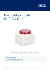 SLE 220  * Produktdatenblatt DE