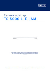 TS 5000 L-E-ISM Termék adatlap HU
