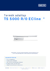 TS 5000 R/0 ECline  * Termék adatlap HU