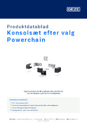Konsolsæt efter valg Powerchain Produktdatablad DA