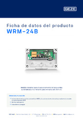 WRM-24B Ficha de datos del producto ES