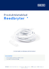 Reedbryter  * Produktdatablad NB