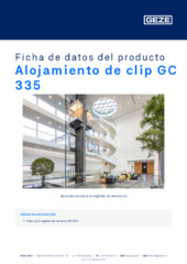 Alojamiento de clip GC 335 Ficha de datos del producto ES