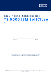 TS 5000 ISM SoftClose  * Sigurnosno-tehnički list HR