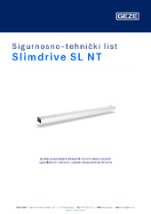 Slimdrive SL NT Sigurnosno-tehnički list HR