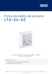 LTA-24-AZ Ficha de dados de produto PT