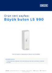 Büyük buton LS 990 Ürün veri sayfası TR