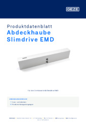 Abdeckhaube Slimdrive EMD Produktdatenblatt DE