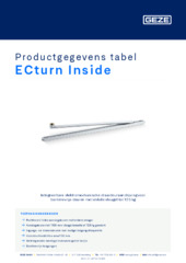 ECturn Inside Productgegevens tabel NL