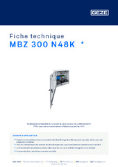 MBZ 300 N48K  * Fiche technique FR