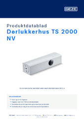 Dørlukkerhus TS 2000 NV Produktdatablad NB