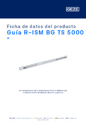 Guía R-ISM BG TS 5000  * Ficha de datos del producto ES