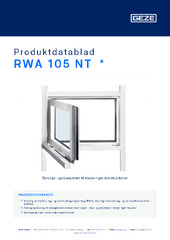 RWA 105 NT  * Produktdatablad DA