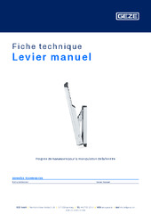 Levier manuel Fiche technique FR