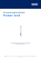 Power lock Produktdatenblatt DE