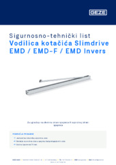 Vodilica kotačića Slimdrive EMD / EMD-F / EMD Invers Sigurnosno-tehnički list HR